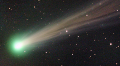 El cometa C/2012 S1 ISON el 15 de noviembre de 2013. Imagen tomada por Nicolás Morales (IAA-CSIC) desde el Observatorio de La Hita, operado conjuntamente por el IAA y la Fundación AstroHita.