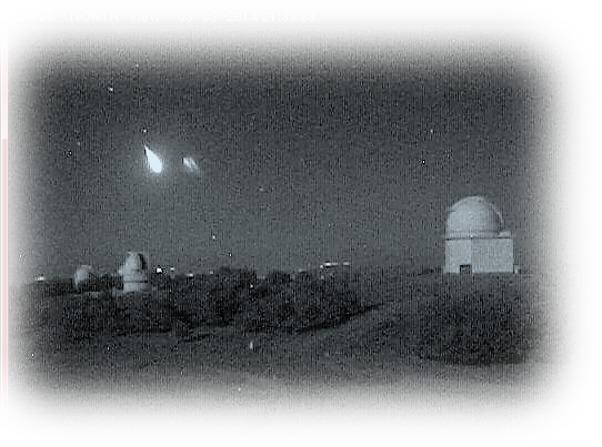 Bólido detectado el 3 de septiembre de 2014 con las cámaras de vigilancia externa del Observatorio de Calar Alto.
