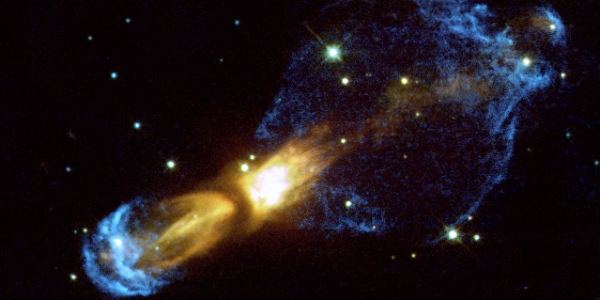 Nebulosa de la Calabaza o nebulosa del Huevo Podrido, Messier 46. Créditos: Valentín Bujarrabal (OAN, Observatorio Astronómico Nacional, IGN, España), WFPC2, HST, ESA, NASA.